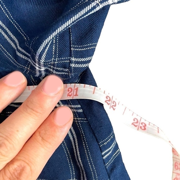 CHECKED Mini Shirt Dress 💙 - Picture 13 of 14